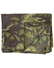 Tarpaulin, "Tarp", M 95 CZ camo, ca. 500 x 600 cm