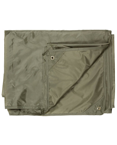Tarpaulin, "Tarp", OD green,  ca. 500 x 600 cm