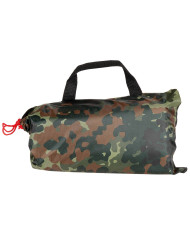 Tarpaulin, "Tarp", flecktarn, ca. 400 x 500 cm