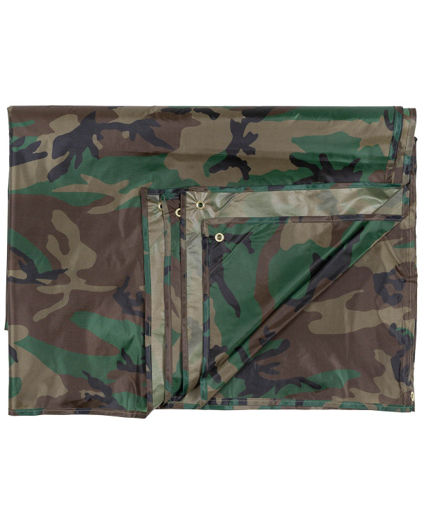 Tarpaulin, "Tarp", woodland, ca. 400 x 500 cm