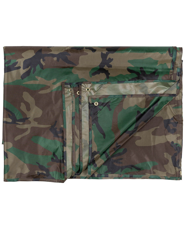 Tarpaulin, "Tarp", woodland, ca. 300 x 500 cm