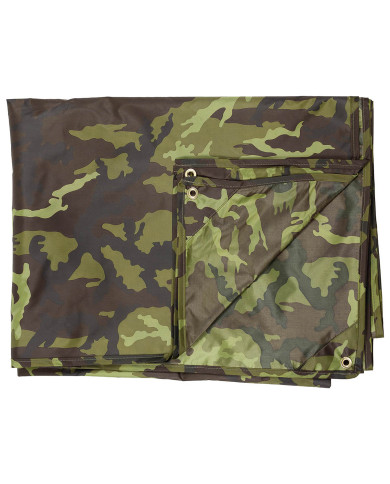 Tarpaulin, "Tarp", M 95 CZ camo, ca. 300 x 400 cm