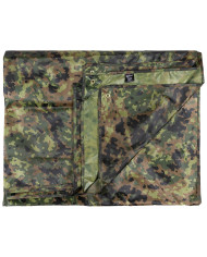 Tarpaulin, "Tarp", M05 camo, ca. 300 x 300 cm