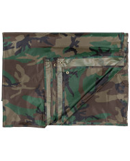 Tarpaulin, "Tarp", woodland, ca. 200 x 300 cm