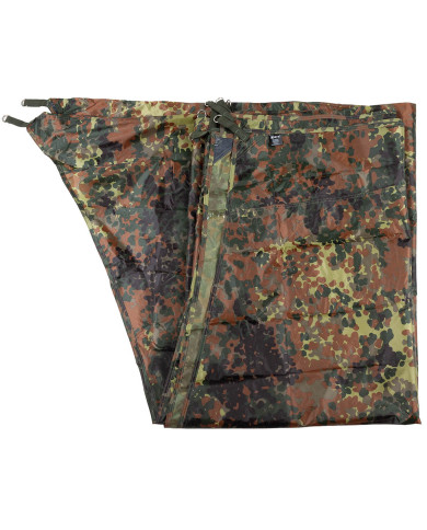 Tarpaulin, "Hexagon-Tarp",  flecktarn, ca. 340 x 310 cm