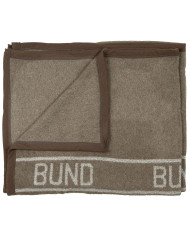 BW Wool Blanket, brown, ca. 220 x 130 cm