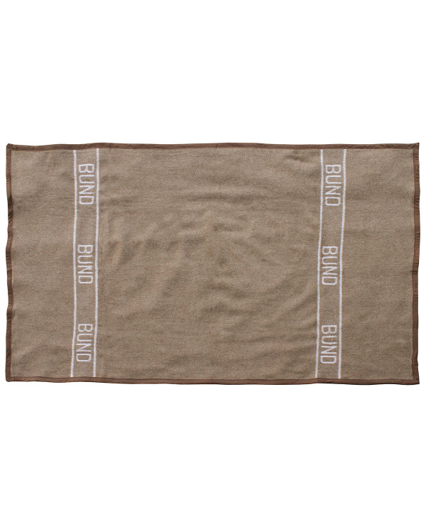 BW Wool Blanket, brown, ca. 220 x 130 cm