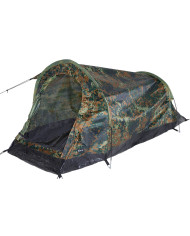 Tunnel Tent, "Schwarzenberg", flecktarn, 1 person