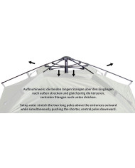 Tent, "Quick Up Monodom", 3 persons, M05 camo
