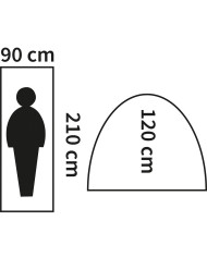 Tent, "Monodom", 1 person, OD green