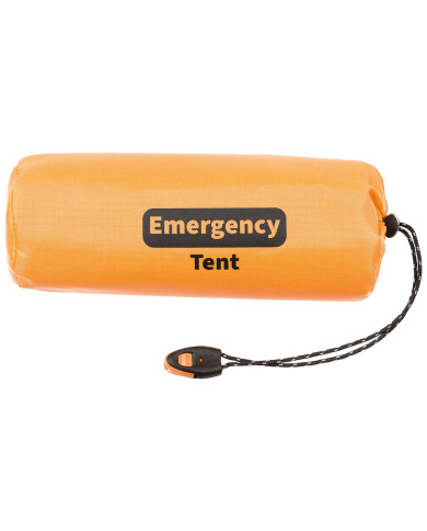 Emergency Tent, orange, one side aluminium-coated