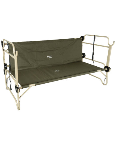 Cot, Disc-O-Bed, "Arm-O-Bunk", with side pouch, OD green