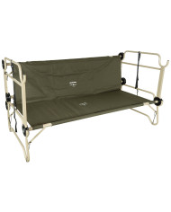 Cot, Disc-O-Bed, "Arm-O-Bunk", with side pouch, OD green