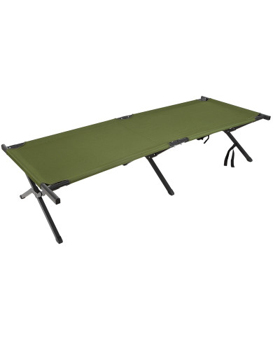 US Cot, Aluminium, OD green, extra long