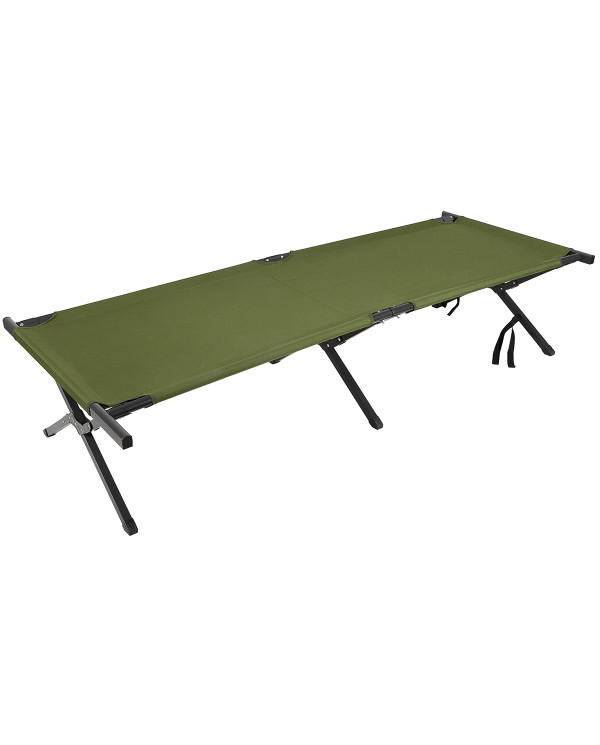 US Cot, Aluminium, OD green, extra long