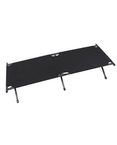 US Cot, Aluminium, black