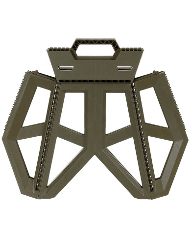 Camping Stool, foldable, height ca. 40 cm, OD green