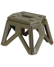 Camping Stool, foldable, height ca. 24 cm, OD green