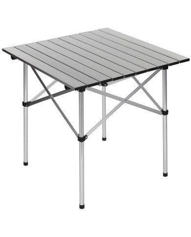 Camping Roll Up Table, Aluminium,  foldable frame