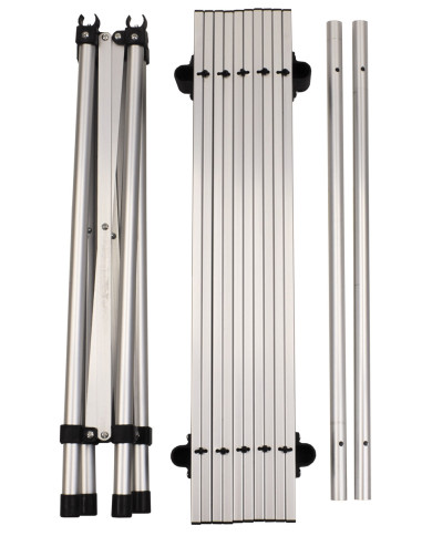 Camping Roll Up Table, Aluminium,  foldable frame