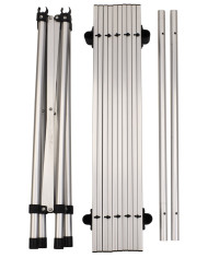 Camping Roll Up Table, Aluminium,  foldable frame