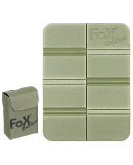 Thermal Seat Pad, foldable, with Molle pouch, OD green