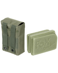 Thermal Seat Pad, foldable, with Molle pouch, OD green