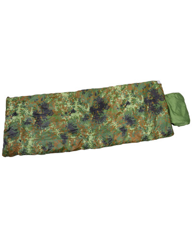 Israeli Pilot's Sleeping Bag, flecktarn, 2-layer filling