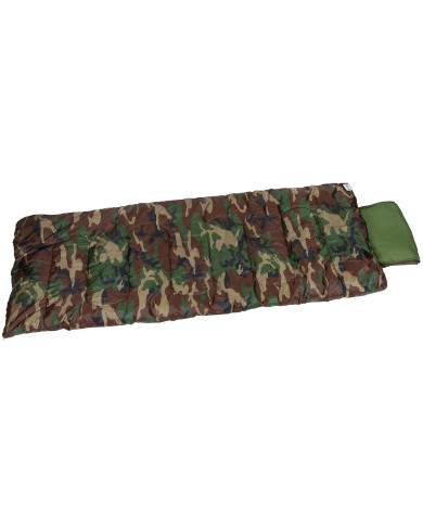 Israeli Pilot's Sleeping Bag, woodland, 2-layer filling