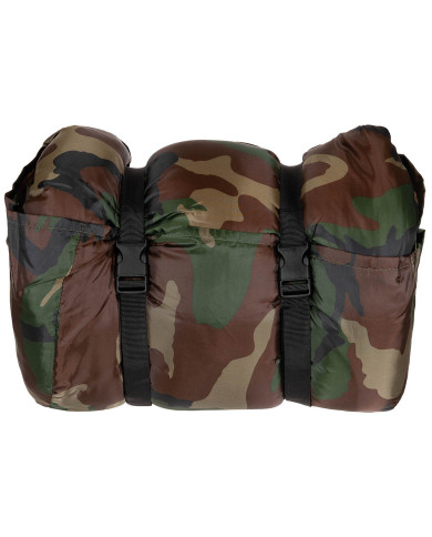 Israeli Pilot's Sleeping Bag, woodland, 2-layer filling