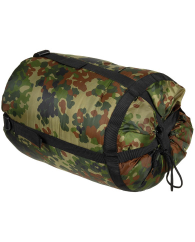 Mummy Sleeping Bag, flecktarn, 2-layer filling