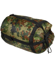 Mummy Sleeping Bag, flecktarn, 2-layer filling