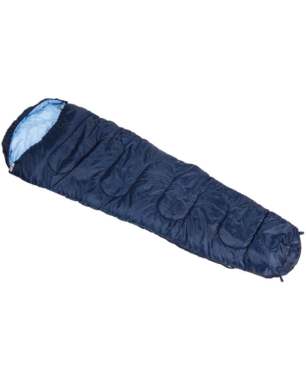 Mummy Sleeping Bag, blue, 2-layer filling