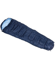 Mummy Sleeping Bag, blue, 2-layer filling