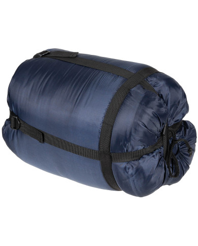 Mummy Sleeping Bag, blue, 2-layer filling