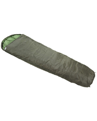 Mummy Sleeping Bag, OD green, 2-layer filling