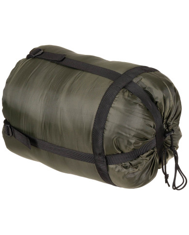 Mummy Sleeping Bag, OD green, 2-layer filling