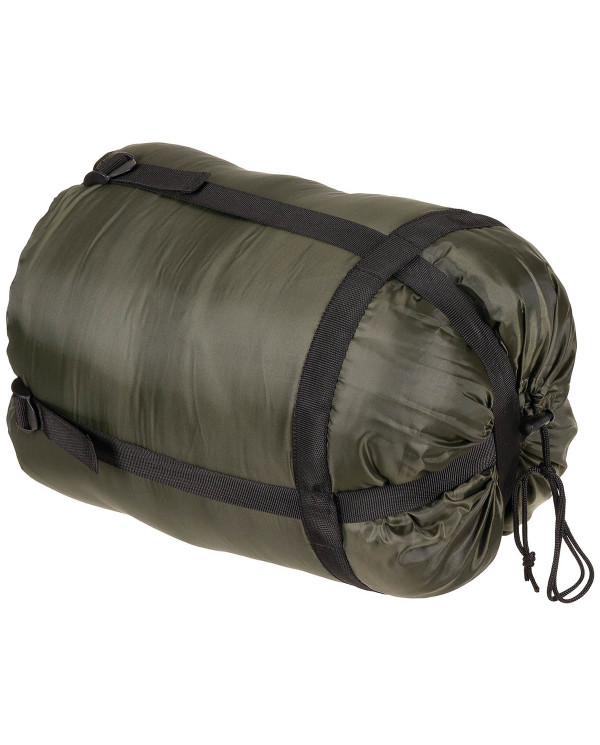 Mummy Sleeping Bag, OD green, 2-layer filling