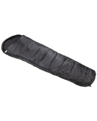Mummy Sleeping Bag, black, 2-layer filling