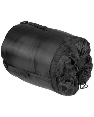 Mummy Sleeping Bag, black, 2-layer filling