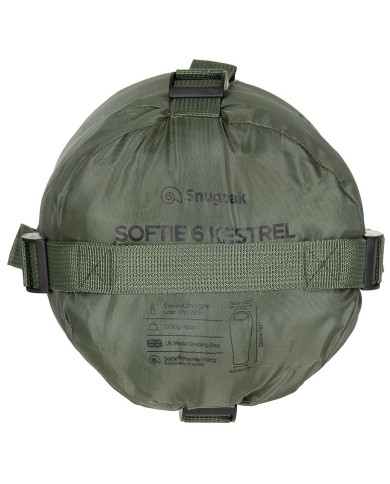Sleeping Bag, Snugpak, "Softie 6 Kestrel", OD green
