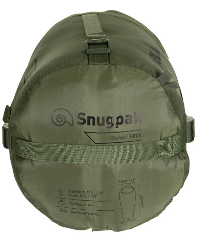 Sleeping Bag, Snugpak, "Sleeper Lite", OD green