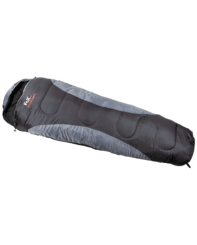 Mummy Sleeping Bag, "Economic", black-grey