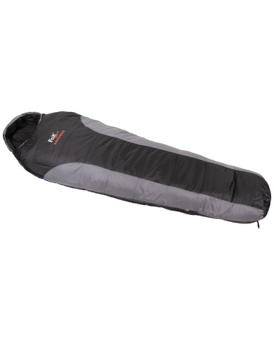Mummy Sleeping Bag, "Advance", black-grey