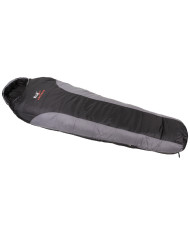 Mummy Sleeping Bag, "Advance", black-grey