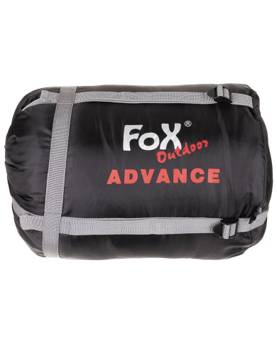 Mummy Sleeping Bag, "Advance", black-grey