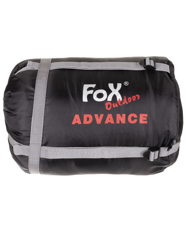 Mummy Sleeping Bag, "Advance", black-grey