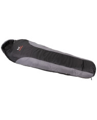 Mummy Sleeping Bag, "Advance", black-grey