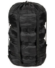US Compression Bag, black, "Modular", for sleeping bag