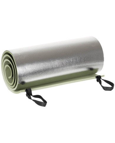 Sleeping Pad, OD green, one side aluminium coated